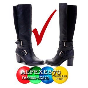 Style & CO Women Jomaris Leather Boots SIZE-5.5-M COD/163